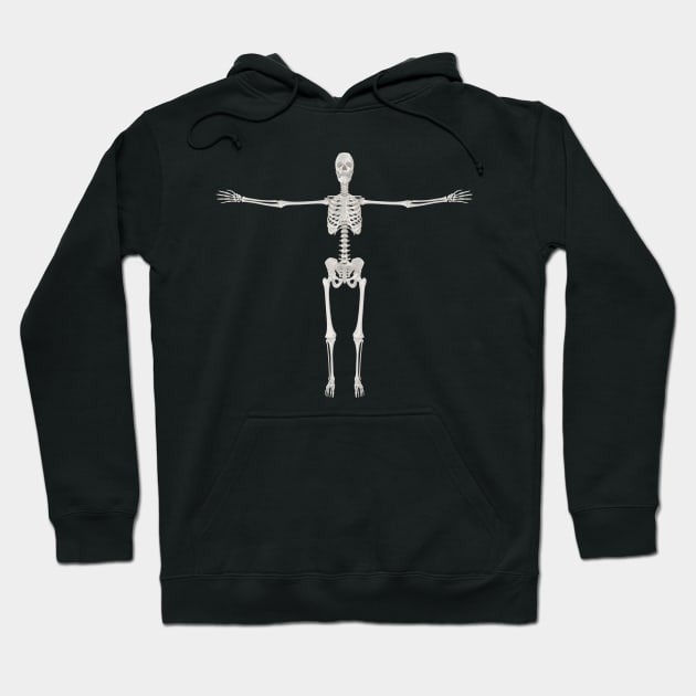 full human skeleton Hoodie by myouynis